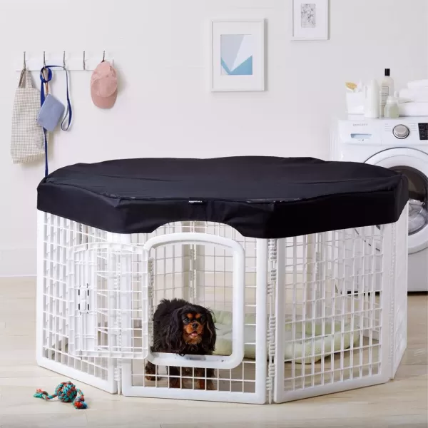 AmazonBascis Plastic Pet Pen Mesh Fabric Top Cover 34Inch34Inch