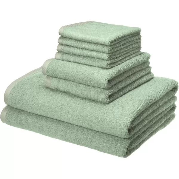8-Piece Set Seafoam Green