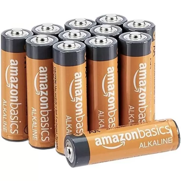 Amazon Basics 100Pack AA Alkaline HighPerformance Batteries 15 Volt 10Year Shelf Life12 Count Pack of 1