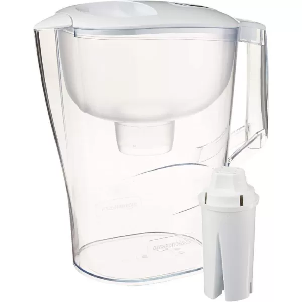 Amazon Basics 10Cup Water 1 Pitcher amp 1 Filter Included Compatible with Brita1 Pitcher amp 1 Filter