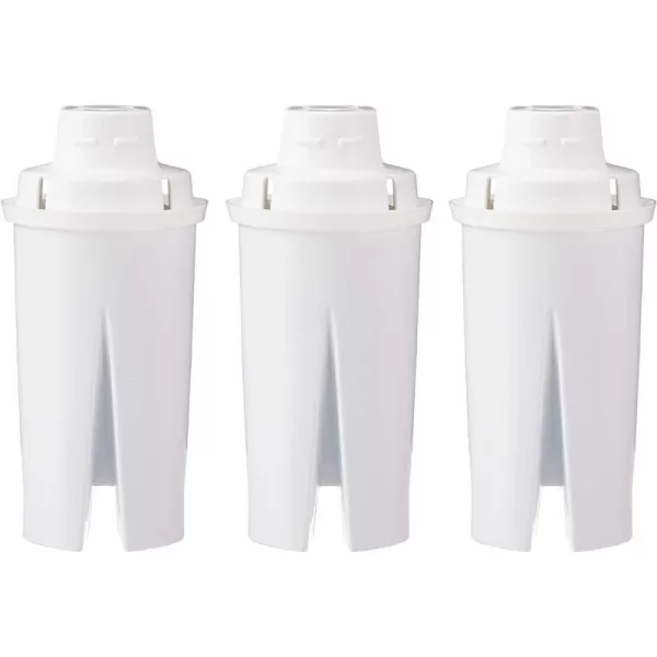 Amazon Basics 10Cup Water 1 Pitcher amp 1 Filter Included Compatible with Brita3 Count Pack of 1