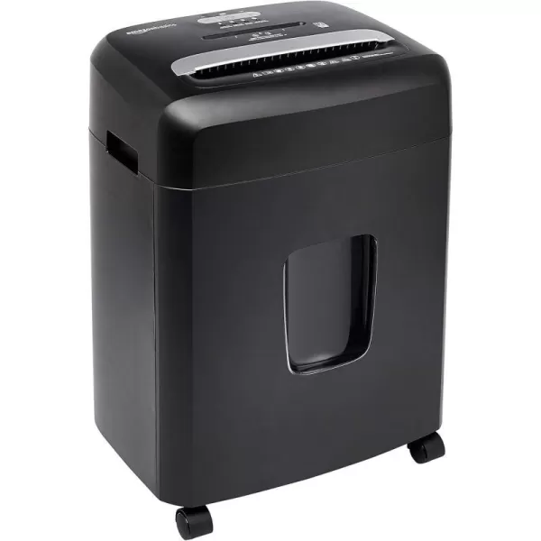 Amazon Basics 12 Sheet Micro Cut PaperCredit card and CD Shredder for OfficeHome Black 145 x 103 x 205 inches RenewedAmazon Basics 12 Sheet Micro Cut PaperCredit card and CD Shredder for OfficeHome Black 145 x 103 x 205 inches Renewed