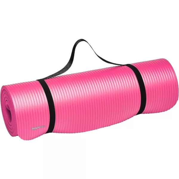 Amazon Basics 12Inch Extra Thick Exercise Yoga MatPink