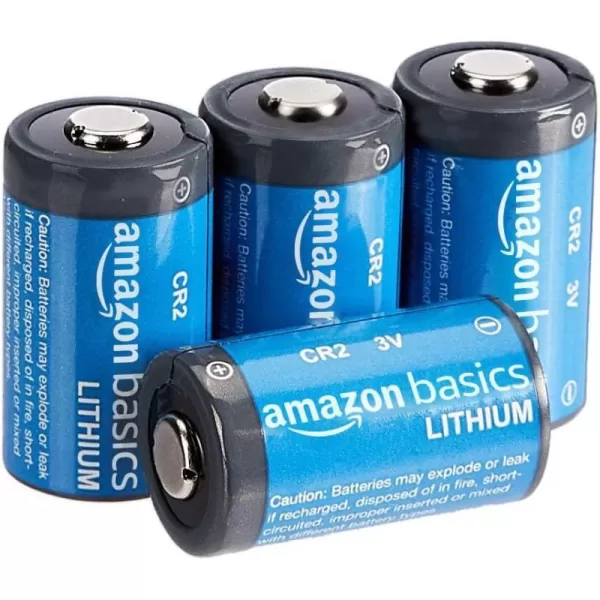 Amazon Basics 12Pack CR2 Lithium Batteries 3 Volt Long Lasting Power Low SelfDischarge Rate4 Count Pack of 1