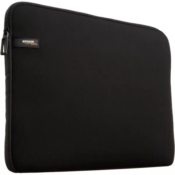 Amazon Basics 14Inch Laptop Sleeve Protective Case with Zipper  BlackBlack 133 Inch 10Pack