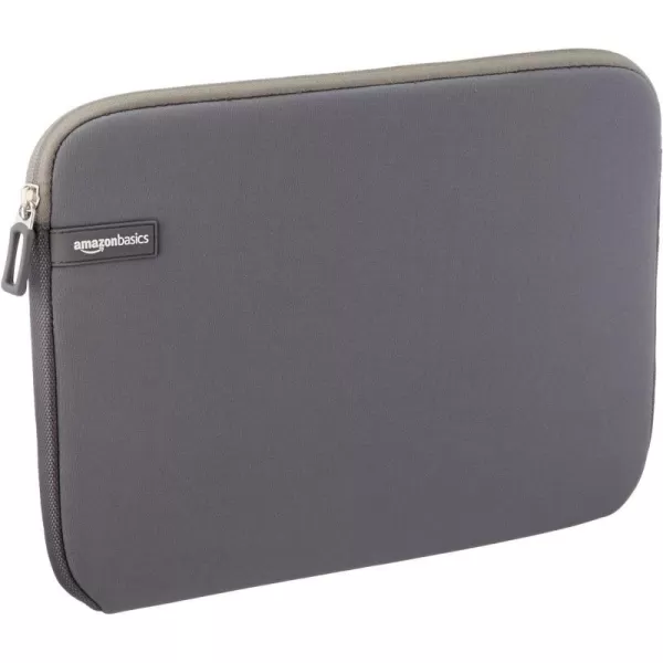 Amazon Basics 14Inch Laptop Sleeve Protective Case with Zipper  BlackGray 116 Inch 1Pack