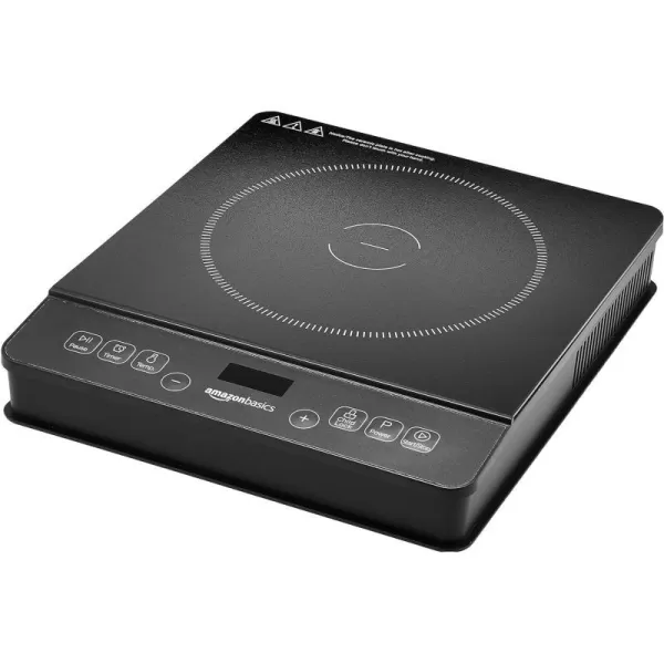 Amazon Basics 1800W Portable Induction Cooktop Burner medium BlackAmazon Basics 1800W Portable Induction Cooktop Burner medium Black