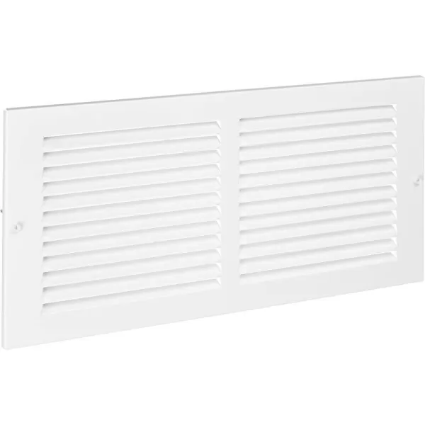 Amazon Basics 1RA1406WH White 14 W X 6 H Return Air Grille Duct Cover for Ceiling and Wall 1 Pack1 Count Pack of 1