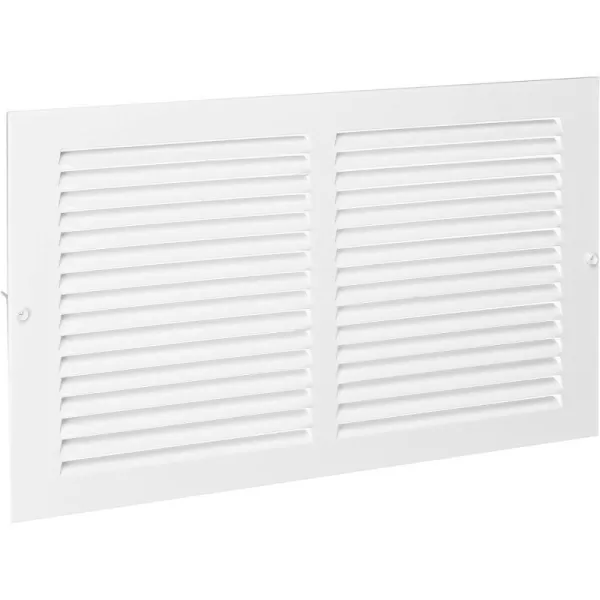 Amazon Basics 1RA1406WH White 14 W X 6 H Return Air Grille Duct Cover for Ceiling and Wall 1 Pack14u201D W X 8 H