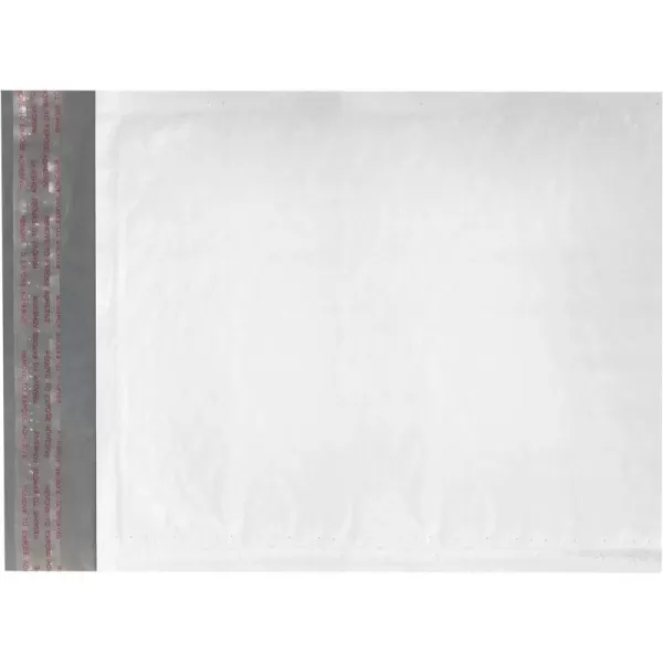 Amazon Basics 2 Poly Bubble Mailer 50 Count 85 x 12 WhiteGrey100 pack