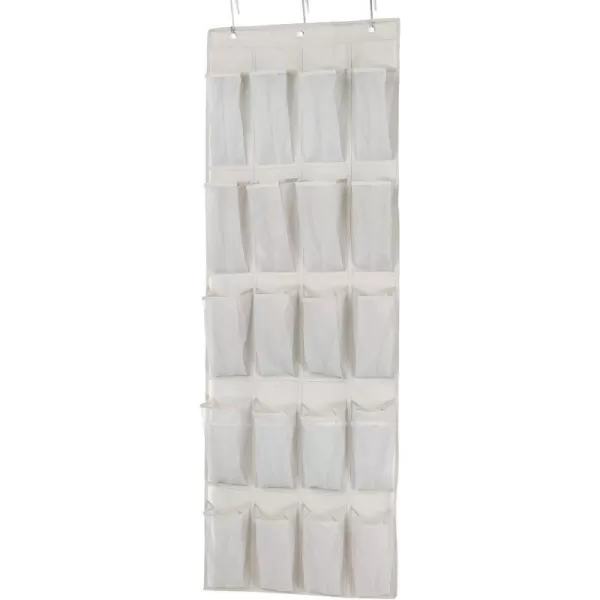 Amazon Basics 20 Large Pocket OvertheDoor Hanging Shoe Organizer Grayish TanAmazon Basics 20 Large Pocket OvertheDoor Hanging Shoe Organizer Grayish Tan