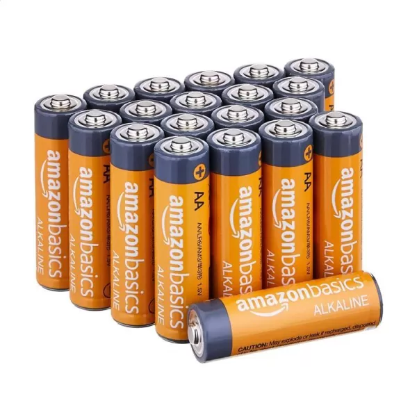Amazon Basics 20Pack AA Alkaline Batteries 15 Volt LongLasting PowerAmazon Basics 20Pack AA Alkaline Batteries 15 Volt LongLasting Power