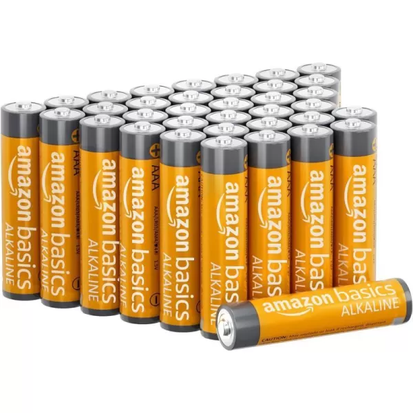 Amazon Basics 20Pack AAA Alkaline HighPerformance Batteries 15 Volt 10Year Shelf Life36 Count Pack of 1