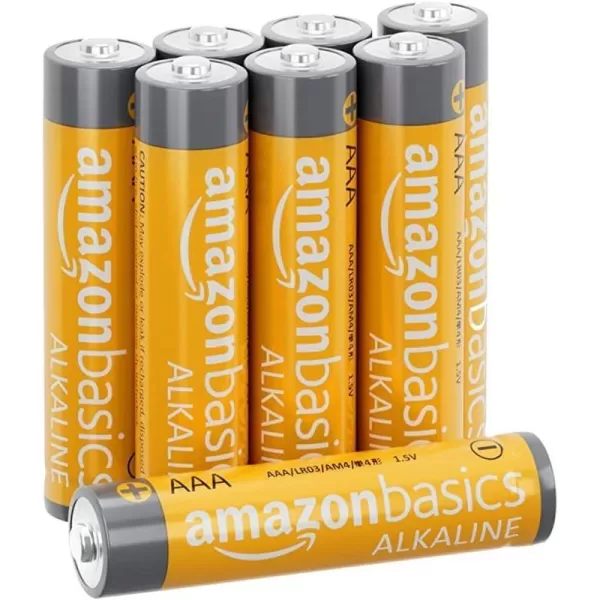 Amazon Basics 20Pack AAA Alkaline HighPerformance Batteries 15 Volt 10Year Shelf Life8 Count Pack of 1