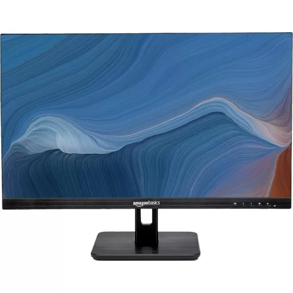 Amazon Basics 24 Inch Monitor Powered with AOC Technology FHD 1080P 75hz VESA Compatible Builtin Speakers Black24Inch