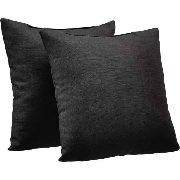 Black Linen Style 2-Pack