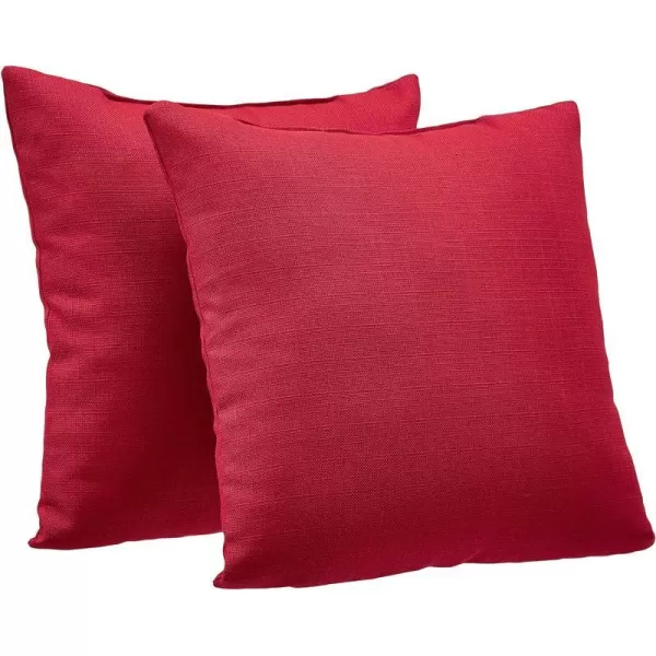 Classic Red Linen Style 2-Pack