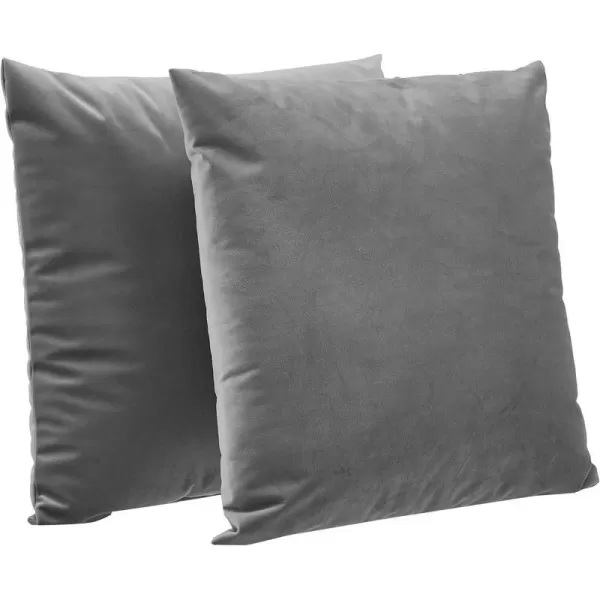 Dark Grey Velvet 2-Pack