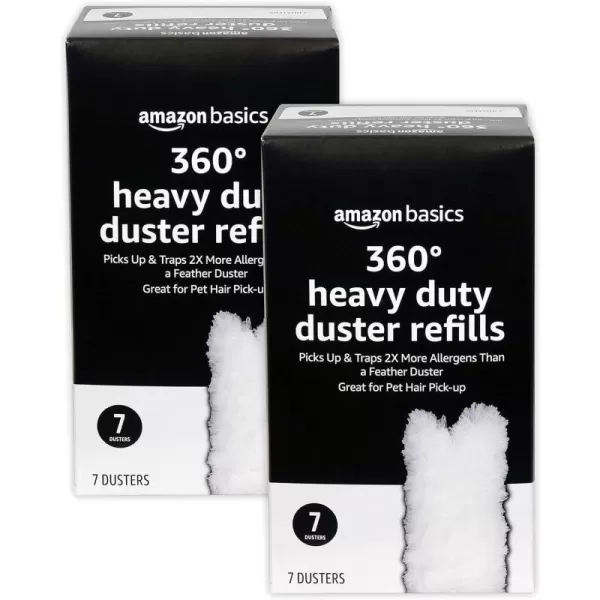 Amazon Basics 360 Heavy Duty Duster Refill 14 Count WhiteDuster Refills no handles