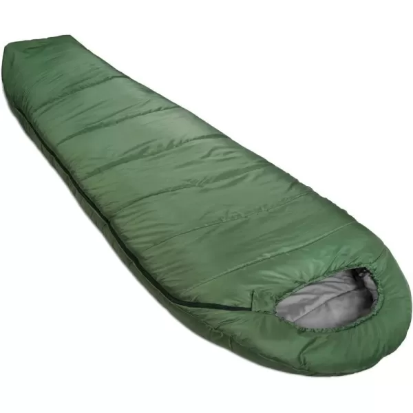 Amazon Basics 3Season 20 Degree F Mummy Sleeping Bag for Camping and Hiking Olive GreenAmazon Basics 3Season 20 Degree F Mummy Sleeping Bag for Camping and Hiking Olive Green