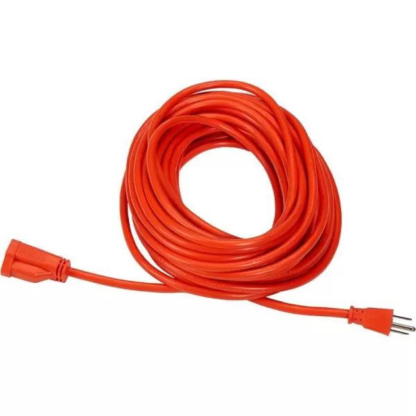 Amazon Basics 50Foot 3Prong Vinyl IndoorOutdoor Extension Cord  13 Amps 1625 Watts 125 VAC GreenOrange 50 Ft 4Pack