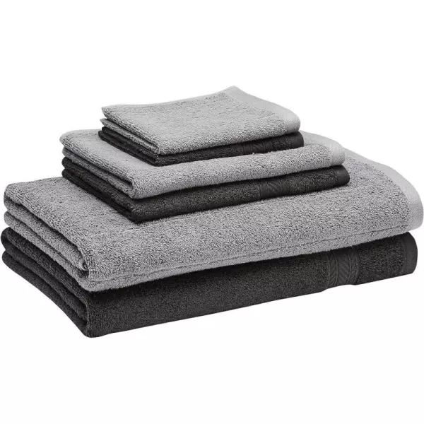 Black/Dark Gray 6-Piece Set
