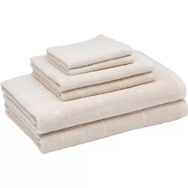 Cream Grid 6-Piece Set