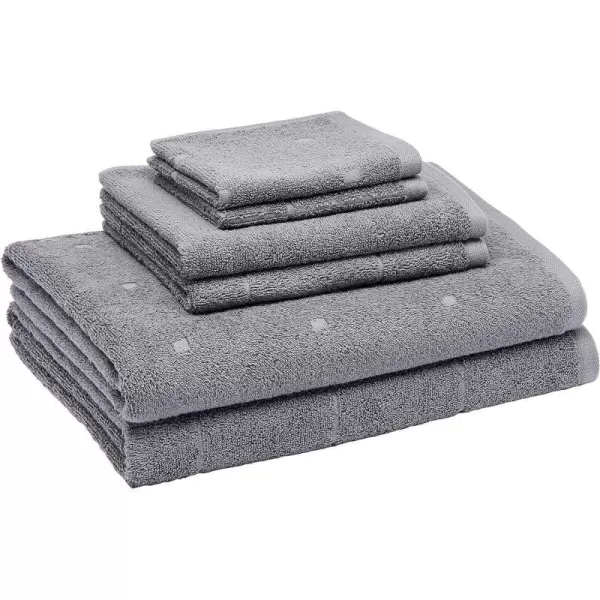 Dark Gray Grid 6-Piece Set