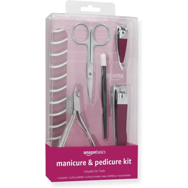 Amazon Basics 6Piece Manicure and Pedicure KitAmazon Basics 6Piece Manicure and Pedicure Kit