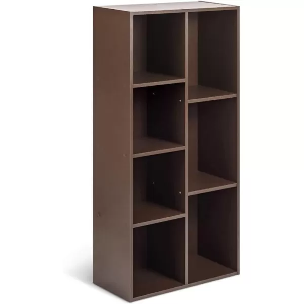 Amazon Basics 7 Cube Organizer Bookcase Espresso 93 x 195 x 417 inEspresso 7Cube