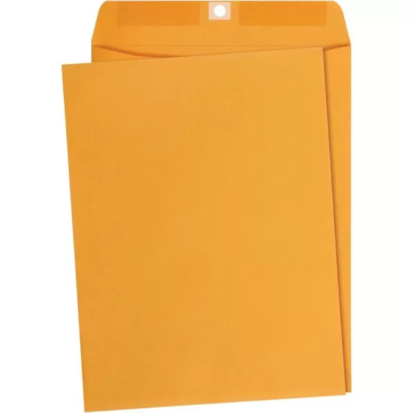 Amazon Basics 9 x 12Inch Clasp Kraft Envelopes Gummed 100Pack9 x 12