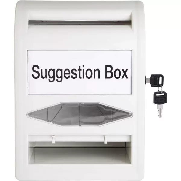 Amazon Basics ABS Ballot Box With Lock and Key NonclearAmazon Basics ABS Ballot Box With Lock and Key Nonclear