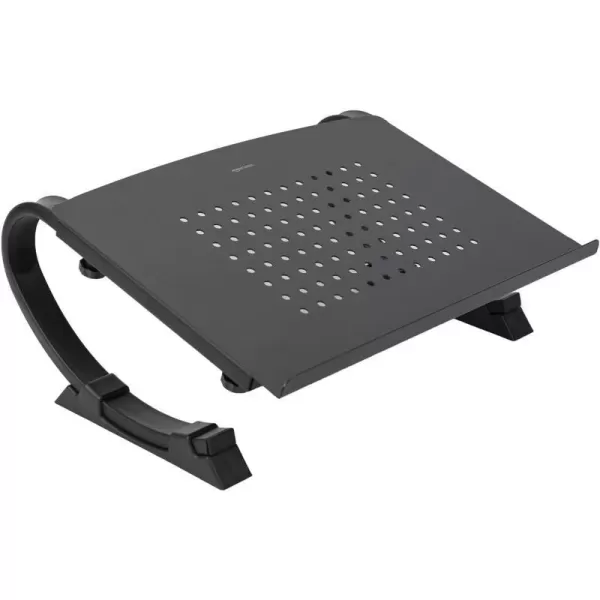 Amazon Basics Adjustable Laptop Stand Riser for Monitors and Laptops up to 22 Pounds BlackAmazon Basics Adjustable Laptop Stand Riser for Monitors and Laptops up to 22 Pounds Black