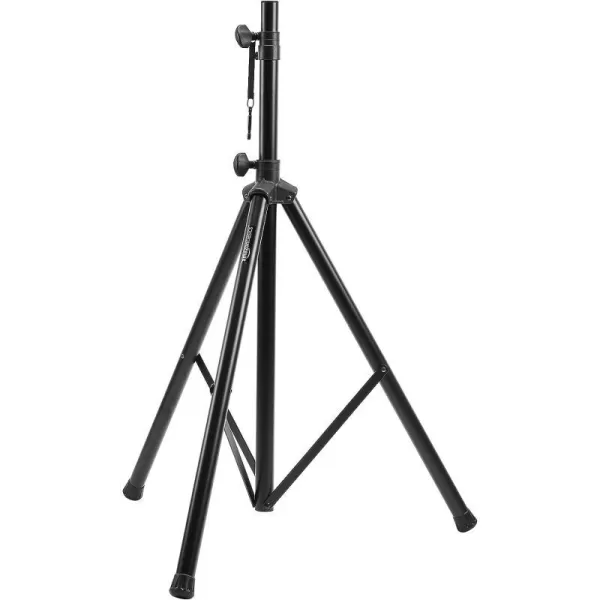 Amazon Basics Adjustable Speaker Stand  41 to 66Foot Steel Black41 to 66Foot Steel  1Pack