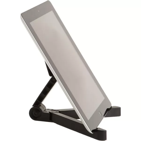 Amazon Basics Adjustable Tablet Holder Portable Stand  BlackAmazon Basics Adjustable Tablet Holder Portable Stand  Black