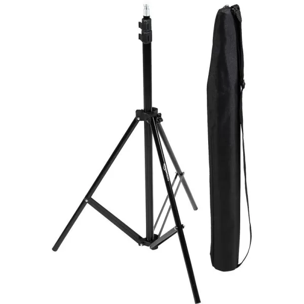 Amazon Basics Aluminum Light Photography Tripod Stand with Case  28  67 Feet Black2Pack