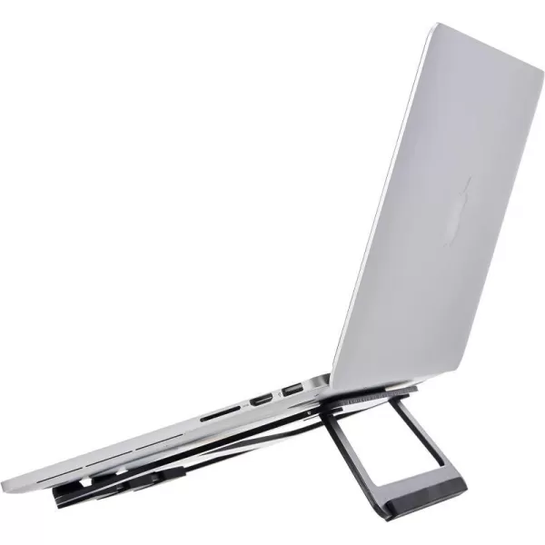 Amazon Basics Aluminum Portable Foldable Support Stand for Laptops up to 15 SilverBlack 13