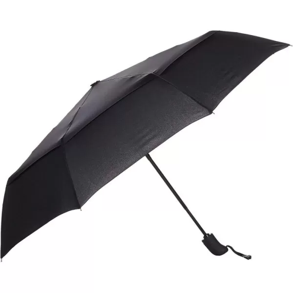 Amazon Basics Automatic Small Compact Travel Umbrella One Size BlackAmazon Basics Automatic Small Compact Travel Umbrella One Size Black