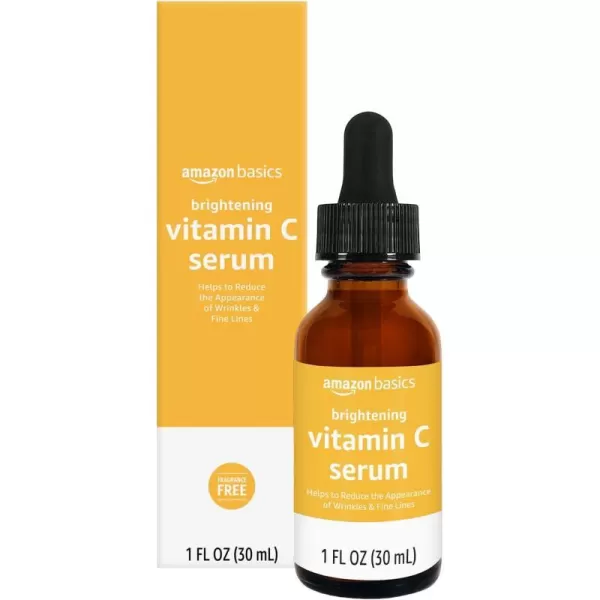 Amazon Basics Brightening Vitamin C Serum 1 Fluid Ounce 1PackAmazon Basics Brightening Vitamin C Serum 1 Fluid Ounce 1Pack
