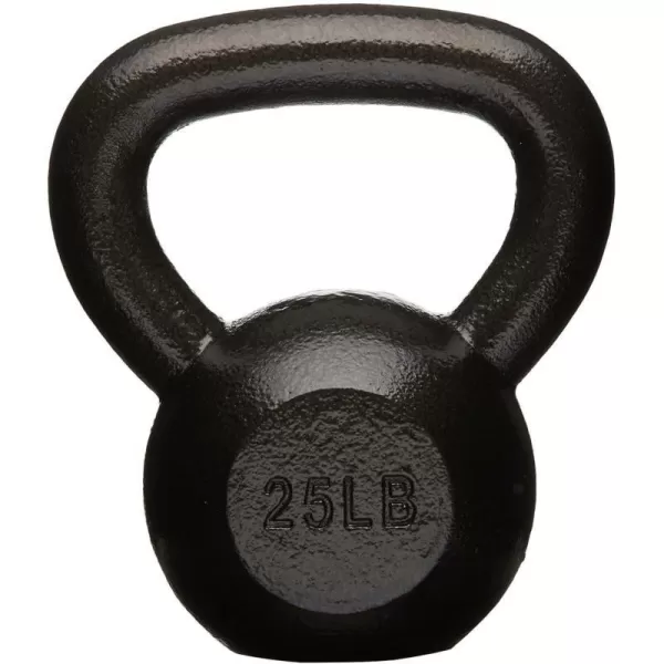 Amazon Basics Cast Iron Kettlebell with Enamel Finish25 Pounds