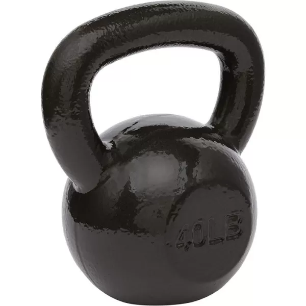 Amazon Basics Cast Iron Kettlebell with Enamel Finish40 Pounds