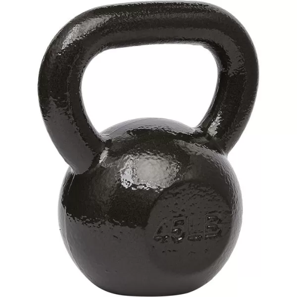 Amazon Basics Cast Iron Kettlebell with Enamel Finish45 Pounds