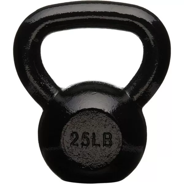 Amazon Basics Cast Iron Kettlebell25 Pounds