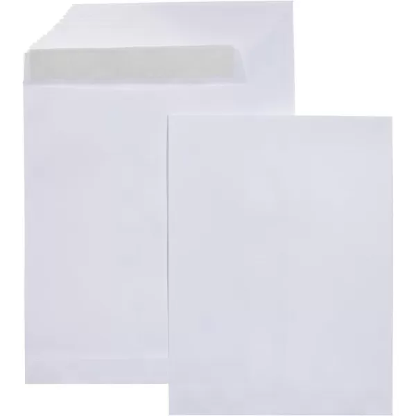 Amazon Basics Catalog Mailing Envelopes Peel amp Seal 9x12 Inch White 250Pack100Pack 9 x 12 Envelopes