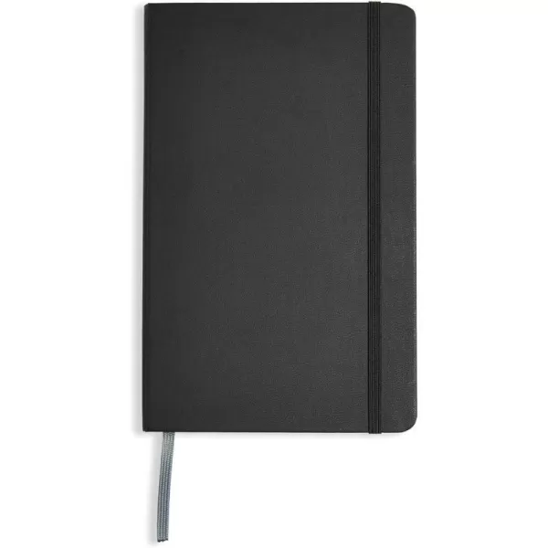 Amazon Basics Classic Grid Notebook Graph Ruled 240 Pages Black Hardcover 5 x 825InchGrid