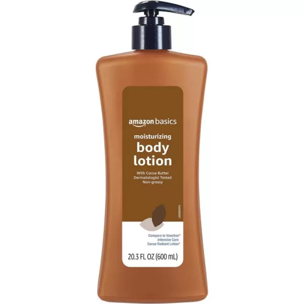 Amazon Basics Cocoa Butter Body Lotion Lightly scented 203 fl oz2030 Fl Oz Pack of 1