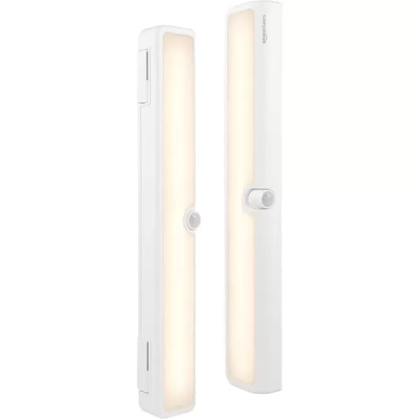 Amazon Basics Color Changing LED Toilet Bowl Motion Sensor Light Battery Operated 2 Pack WhiteWhite Motion Sensing Swivel