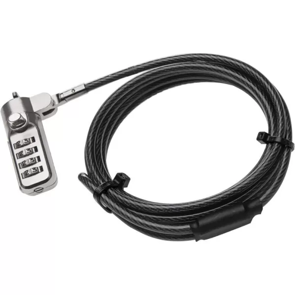 Amazon Basics Combination 6Foot Carbon Steel Cable Lock for Laptop PC Monitors Projectors DocksAmazon Basics Combination 6Foot Carbon Steel Cable Lock for Laptop PC Monitors Projectors Docks