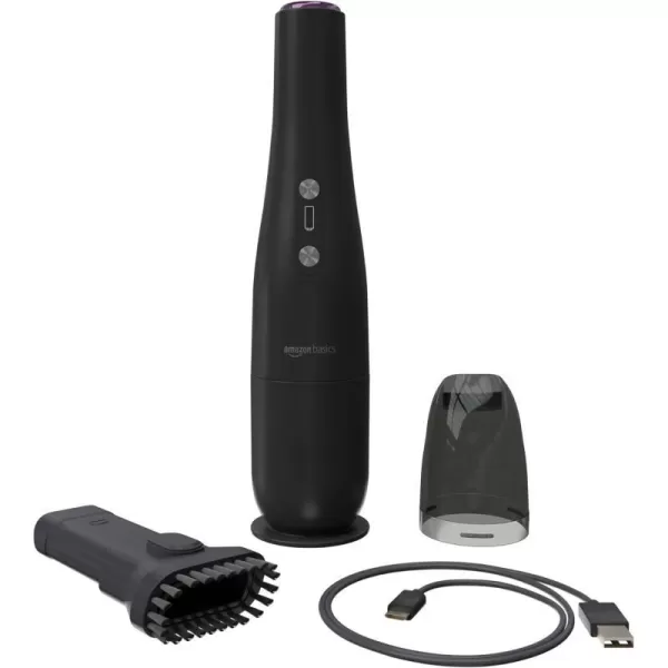 Amazon Basics Cordless Handheld Vacuum USB Chargeable BlackAmazon Basics Cordless Handheld Vacuum USB Chargeable Black