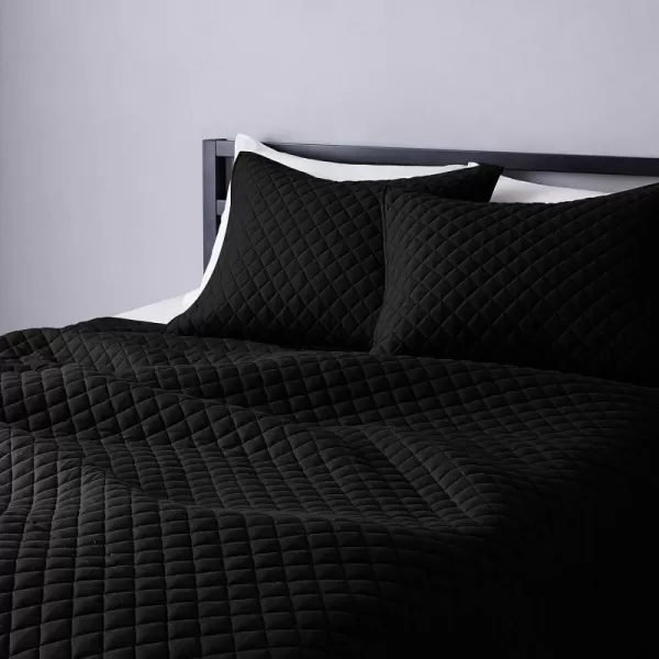 Amazon Basics Cotton Jersey 4Piece Bed Sheet Set King Oatmeal SolidBlack King Quilt Set